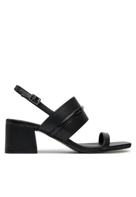 Calvin Klein Сандали Heel Sandal 45 Met Bar Lth HW0HW02056 Черен - Mera.bg