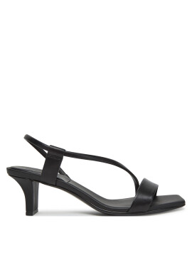 Calvin Klein Сандали Heel Sandal 50 Squared Lth HW0HW02534 Черен - Mera.bg