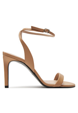 Calvin Klein Сандали Heel Sandal 90 Lth HW0HW01945 Бежов - Mera.bg