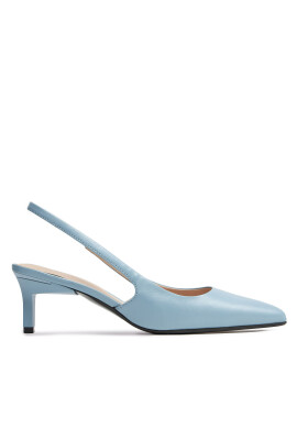 Calvin Klein Сандали Heel Slingback Pump 50 Pearl Lth HW0HW02069 Син - Mera.bg