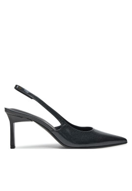 Calvin Klein Сандали Heel Slingback Pump 70 Saff Lth HW0HW02068 Черен - Mera.bg