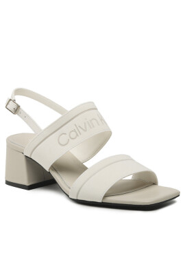 Calvin Klein Сандали Squared Blk Hl Sandal 45 He HW0HW01635 Marshmallow YBJ - Mera.bg