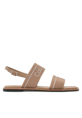 Calvin Klein Сандали Squared Flat Sandal He HW0HW01496 Кафяв - Mera.bg