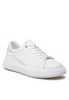 Calvin Klein Сникърси Gend Neut Lace Up Lth HW0HW00919 Бял - Mera.bg