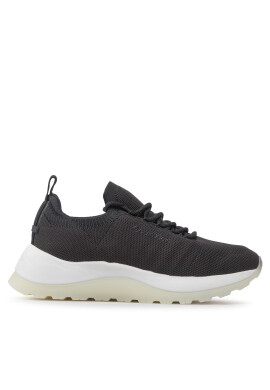 Calvin Klein Сникърси 2 Piece Sole Lace Up Knit HW0HW01337 Черен - Mera.bg