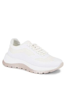 Calvin Klein Сникърси 2 Piece Sole Runner Lace Up HW0HW01640 Бял - Mera.bg