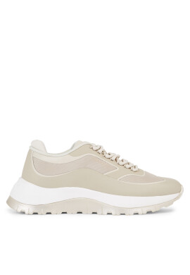 Calvin Klein Сникърси 2 Piece Sole Runner Lace Up HW0HW01640 Бежов - Mera.bg
