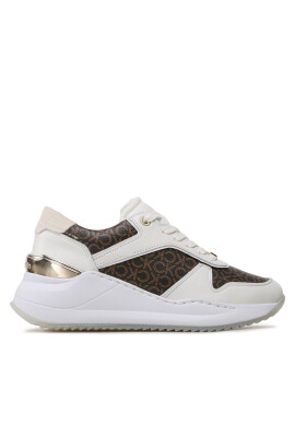 Calvin Klein Сникърси Chunky Intern Wedge Lace Up-Mono HW0HW01439 Бял - Mera.bg
