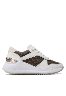 Calvin Klein Сникърси Chunky Intern Wedge Lace Up-Mono HW0HW01439 Бял - Mera.bg
