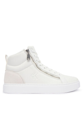 Calvin Klein Сникърси Classic Cup Mid Laceup Zip Lth YM0YM01428 Бял - Mera.bg