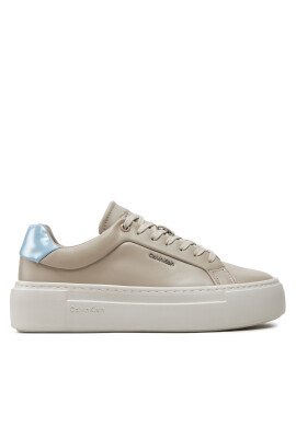 Calvin Klein Сникърси Ff Cupsole Lace Up W/Ml Lth HW0HW02118 Бежов - Mera.bg