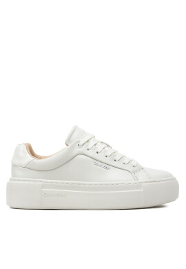 Calvin Klein Сникърси Ff Cupsole Lace Up W/Ml Lth HW0HW02118 Бял - Mera.bg