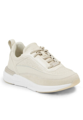 Calvin Klein Сникърси Flexi Runner Lace Up - Epi Mono HW0HW01662 Бежов - Mera.bg