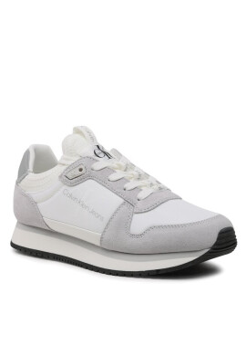 Calvin Klein Сникърси Runner Sock Laceup R YW0YW01238 Бял - Mera.bg