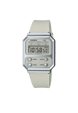 Casio Часовник A100WEF-8AEF Сив - Mera.bg