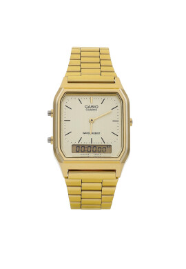 Casio Часовник Vintage AQ-230GA-9DMQYES Златист - Mera.bg