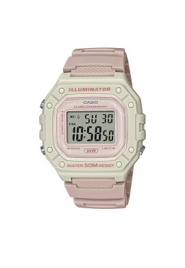 Casio Часовник W-218HC-4A2VEF Pink/Beige - Mera.bg
