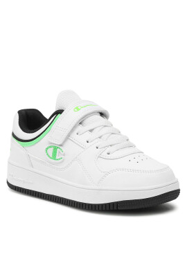 Champion Сникърси Rebound Low B Ps S32406-CHA-WW006 Wht/Flo.Green - Mera.bg