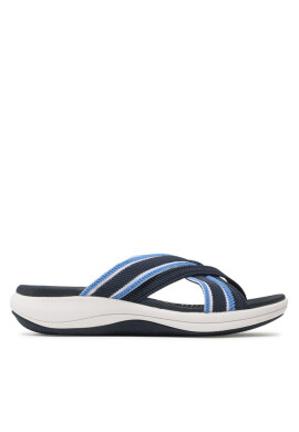 Clarks Чехли Mira Isle 26166246 Dark Navy Textile - Mera.bg