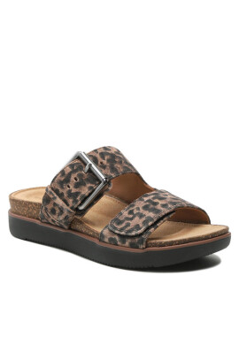 Clarks Чехли Elayne Ease 261657564 Leopard Print - Mera.bg