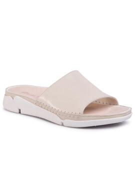 Clarks Чехли Tri Slide 261487654 White - Mera.bg