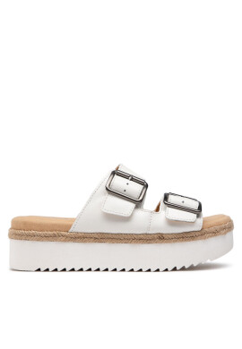 Clarks Еспадрили Lana Beach 261653944 White Leather - Mera.bg