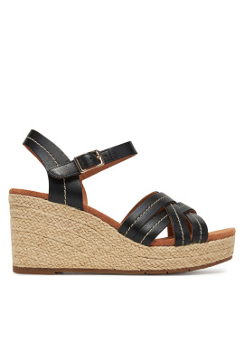 Clarks Еспадрили Sabina Strap 26181462 Черен - Mera.bg