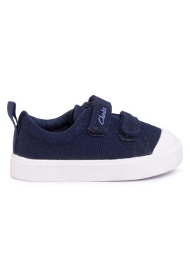 Clarks Кецове City Bright T 261490877 Navy Canvas - Mera.bg