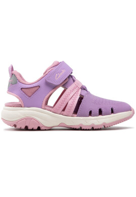 Clarks Сандали Rock Surf K 261576576 Lilac Leather - Mera.bg