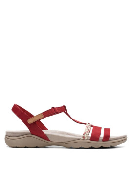 Clarks Сандали Amanda Tealite 26171130 Червен - Mera.bg