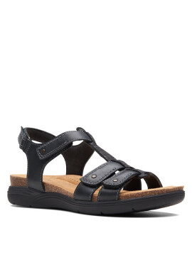 Clarks Сандали April Cove 26170510 Black Leather - Mera.bg
