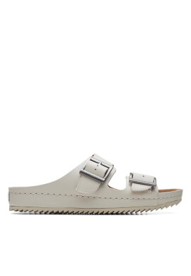 Clarks Чехли Brookleigh Sun 26170059 Off White Lea - Mera.bg