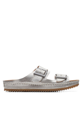 Clarks Сандали Brookleigh Sun 26171857 Silver Leather - Mera.bg