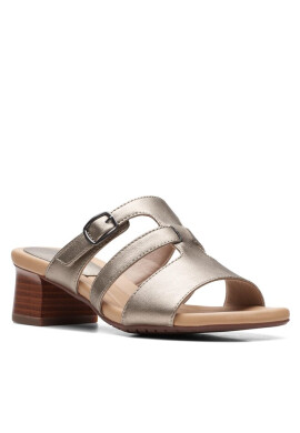 Clarks Чехли Desirae Palm 26171176 Кафяв - Mera.bg
