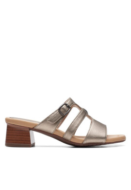 Clarks Чехли Desirae Palm 26171176 Кафяв - Mera.bg