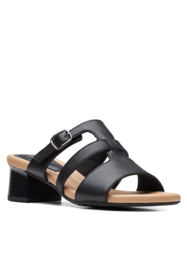 Clarks Чехли Desirae Palm 26171178 Черен - Mera.bg