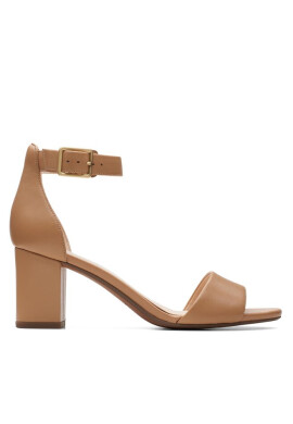 Clarks Сандали Deva Mae 26171972 Camel Leather - Mera.bg