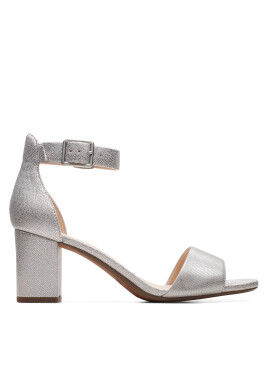 Clarks Сандали Deva Mae 26172737 Сребрист - Mera.bg