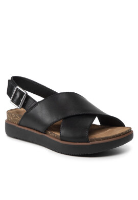 Clarks Сандали Elayne Cross 261592344 Black Leather - Mera.bg