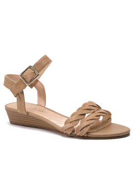 Clarks Сандали Mena Blossom 261392504 Praline Leather - Mera.bg