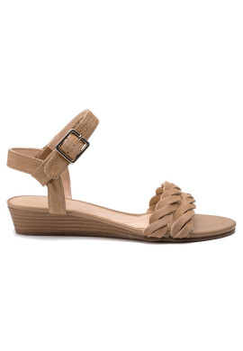 Clarks Сандали Mena Blossom 261392504 Praline Leather - Mera.bg