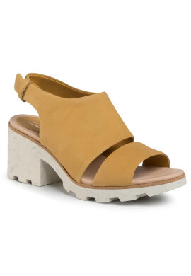 Clarks Сандали Rene Sienna 261320644 Yellow Nubuck - Mera.bg