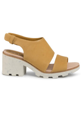 Clarks Сандали Rene Sienna 261320644 Yellow Nubuck - Mera.bg