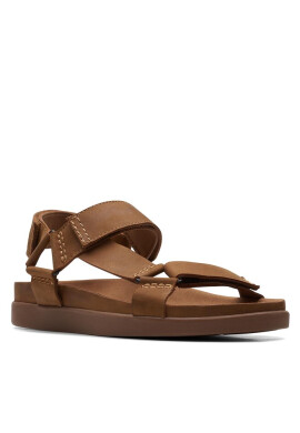 Clarks Сандали Sunder Range 26171888 Tan Leather - Mera.bg