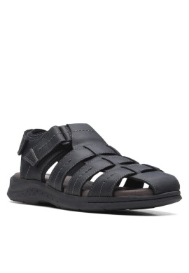 Clarks Сандали Walkford Fish 26171793 Black Tumbled - Mera.bg