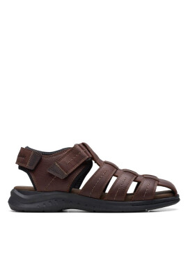 Clarks Сандали Walkford Fish 26171794 Brown Tumb - Mera.bg
