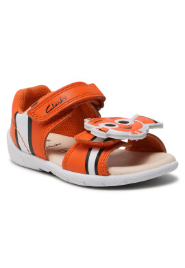 Clarks Сандали Zora Nemo T 261583957 Orange Leather - Mera.bg