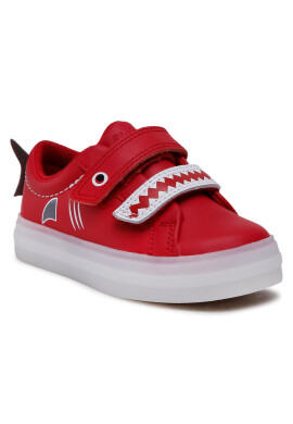 Clarks Сникърси Flarescalelo T 261580727 Red Leather - Mera.bg