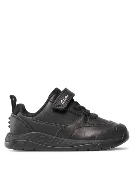 Clarks Сникърси Steggy Stride K 261751406 Черен - Mera.bg