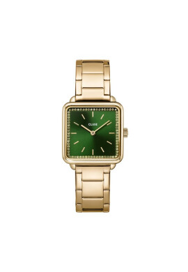 Cluse Часовник La Tétragone CW10311 Gold/Green - Mera.bg
